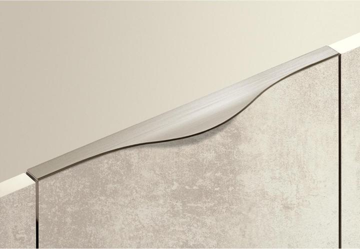 Produktbild Hettich Griffleiste Codania Edelstahl Optik gebürstet L 395