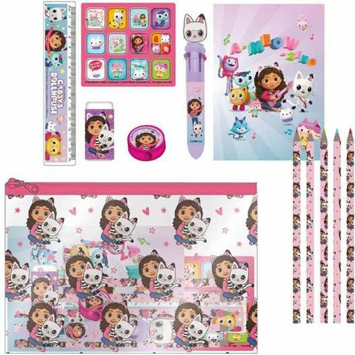 Productafbeelding Gabby's Dollhouse Potloden Gabby's Poppenhuis Roze 10 % plastic