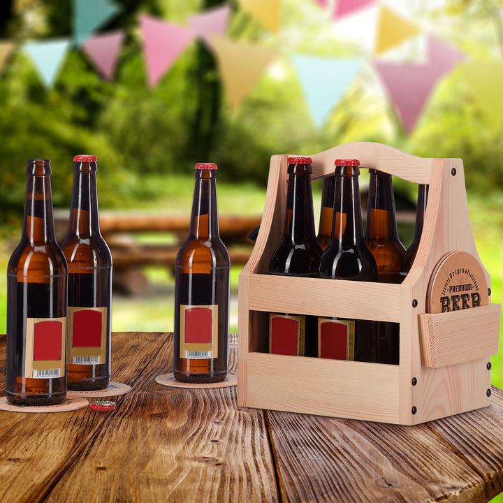 Image du produit Relaxdays Porte-bière (1 x, 28.5 x 16 x 30 cm)