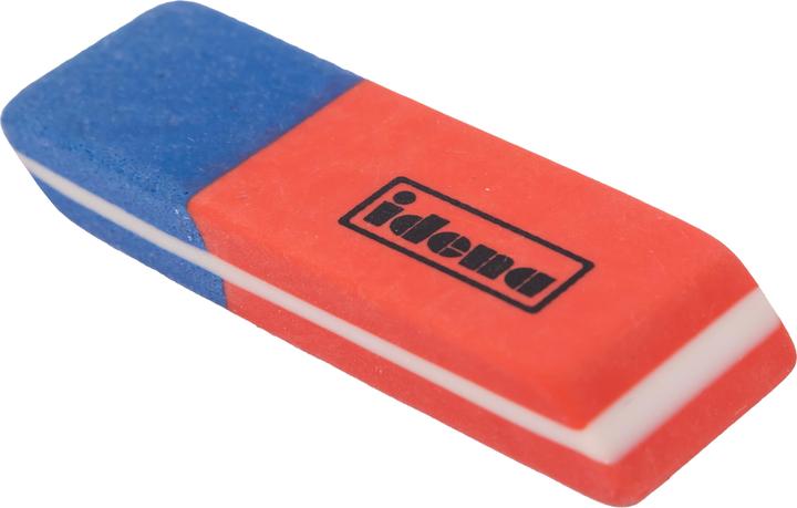 Actual product image Idena Eraser red/blue 2s
