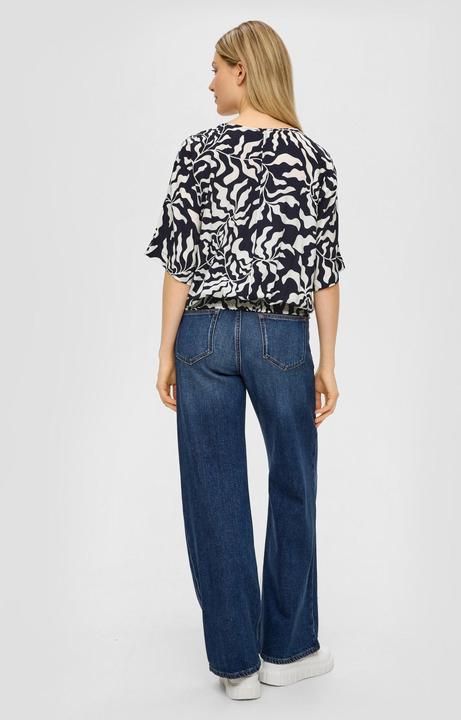 Immagine prodotto s.Oliver Bluse Bluse mit gesmoktem Bund (46)