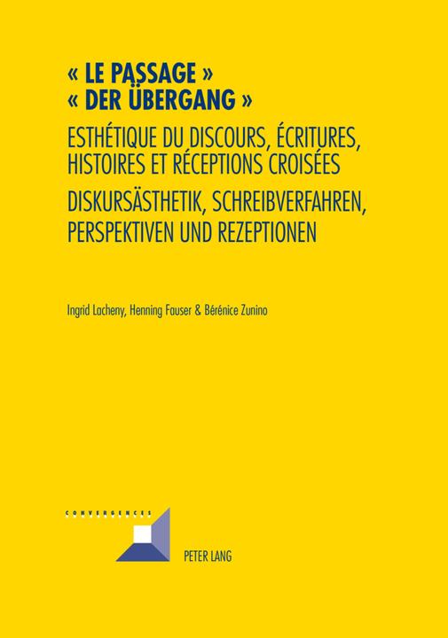 Energie-Label « Le passage ». «Der Übergang» (Deutsch, Französisch, Bérénice Zunino, Henning Fauser, Ingrid Lacheny, 2013)