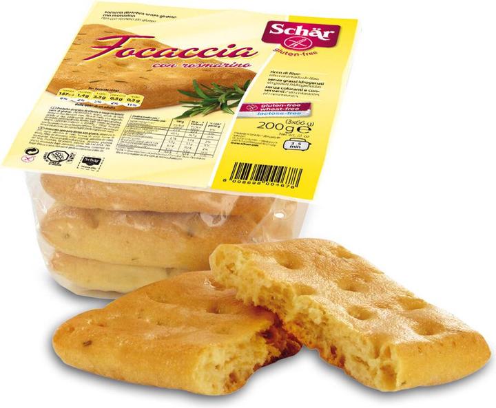 Image du produit Schär Focaccia mit Rosmarin (200 g)