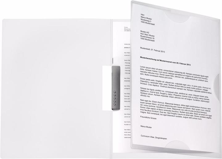 Actual product image Kolma Clip binder A4 3-part colourless (A4, 1 x)