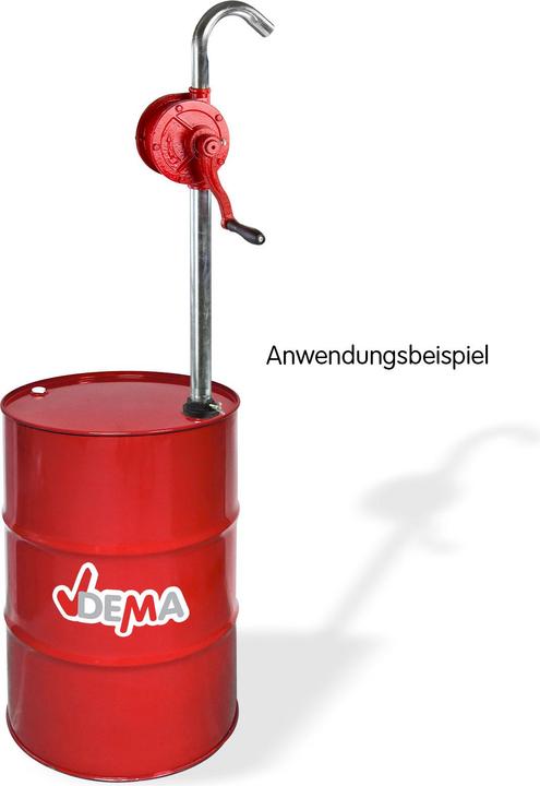 Produktbild Dema Kurbelfasspumpe Fasspumpe Handpumpe Kurbelpumpe Dieselpumpe Ölpumpe Pumpe 30l/m