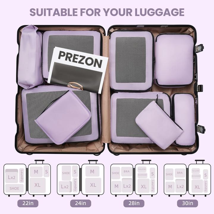 Produktbild Prezon 10-teiliges Kofferorganizer-Set