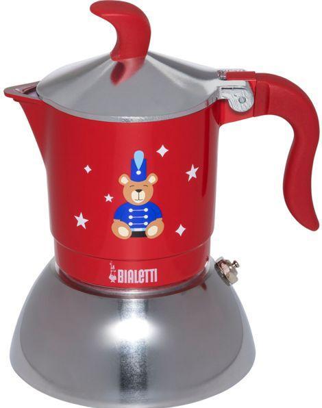 Produktbild Bialetti Fiamm Ind 2 Tassen, Orsetto Rot, Materialtyp: Metall (2 Tassen)