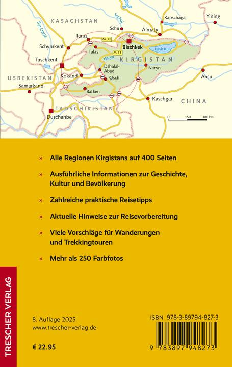 Image du produit Reiseführer Kirgistan (Allemand, Dagmar Schreiber, Stephan Flechtner, 2025)