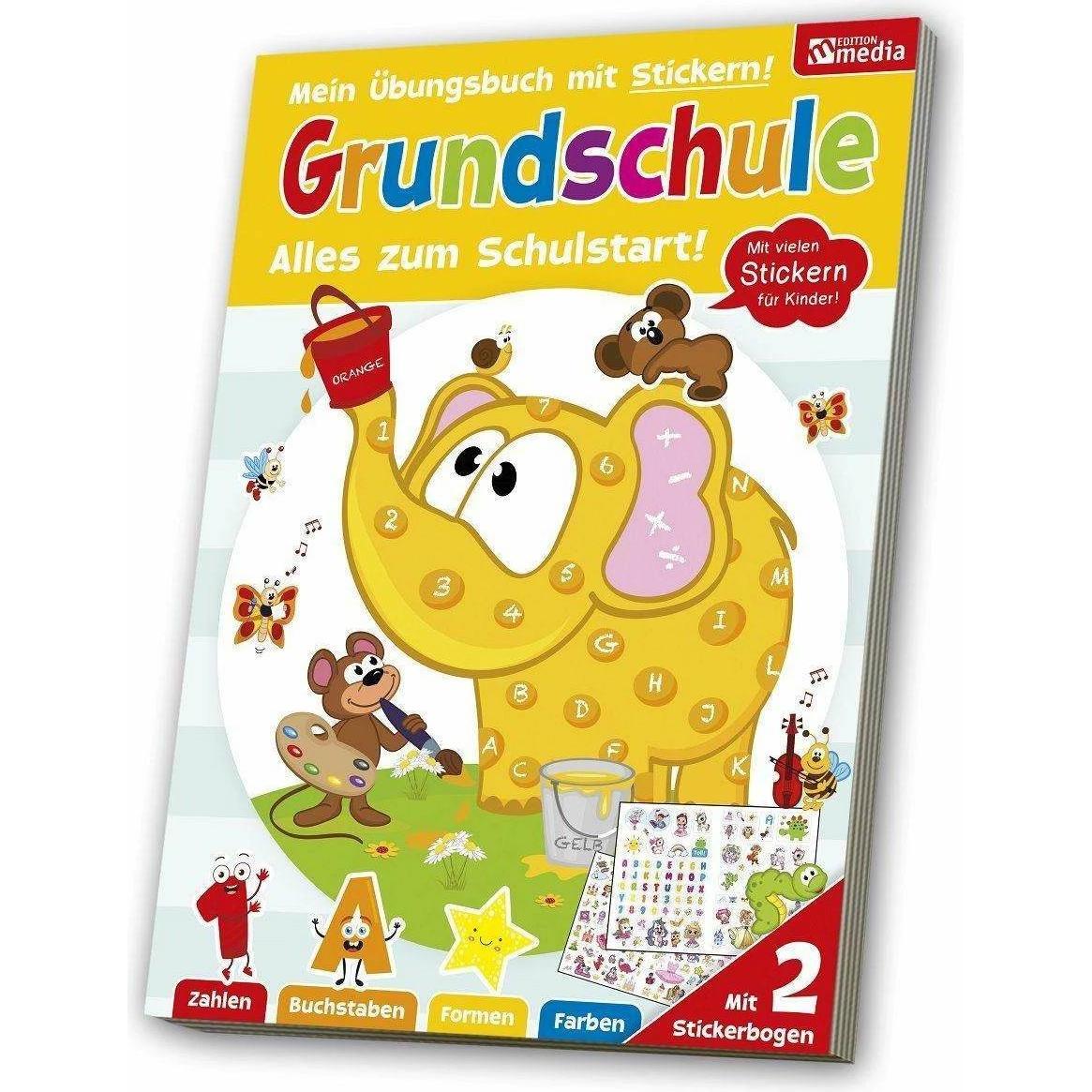 XXL Übungsbuch Grundschule mehrfarbig, Schulbücher von Media Verlagsgesellschaft