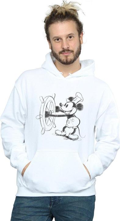 Produktbild Disney Mickey Mouse Steamboat Sketch Kapuzenpullover (XXL)