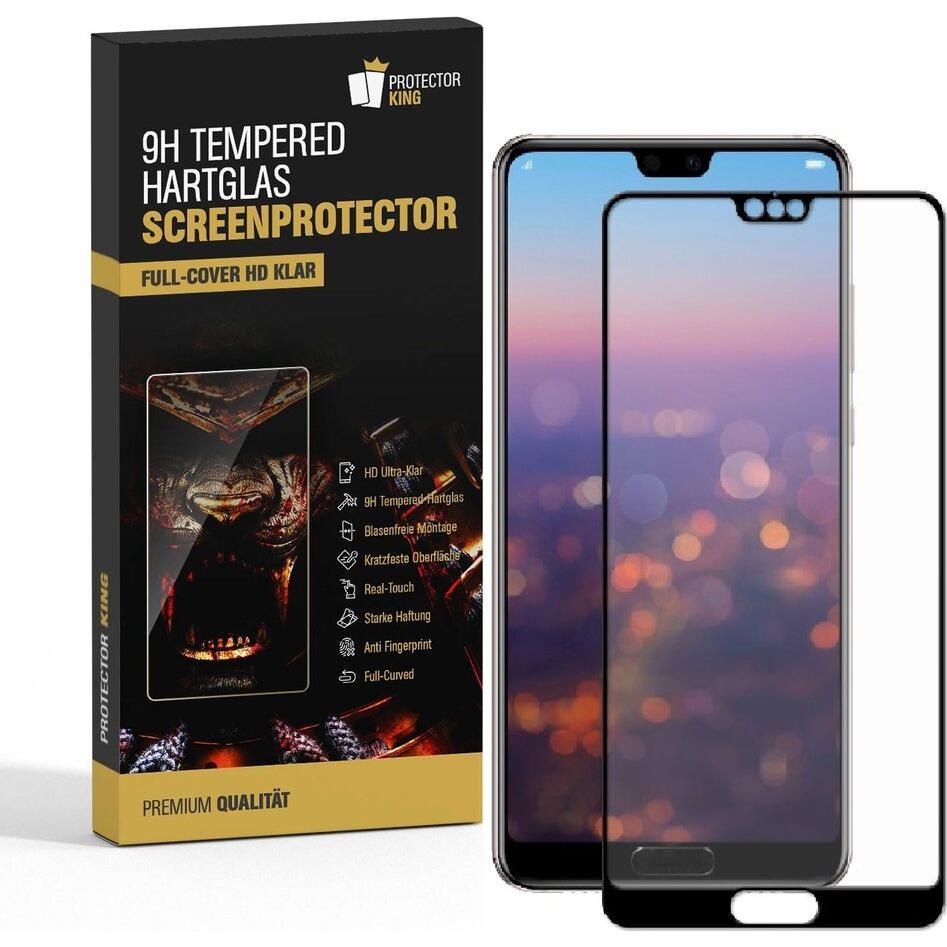 Thumbnail - Protectorking 6x echtes Tempered 9H Panzerhartglas 3D KLAR (6 Stück, Huawei P20 Pro), Smartphone Schutzfolie