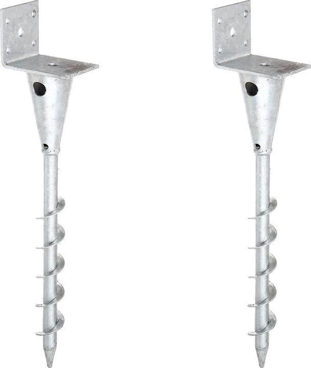 Alberts Support de poteau en L,type415,fvz,zES,470 Bundle-Set 8x212278