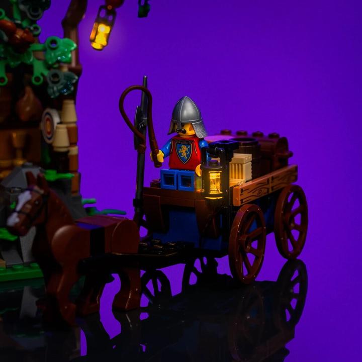 Produktbild Light my bricks LMB 2.0 LED Licht Set für LEGO® BrickLink 910057 Ganovenversteck im Wald