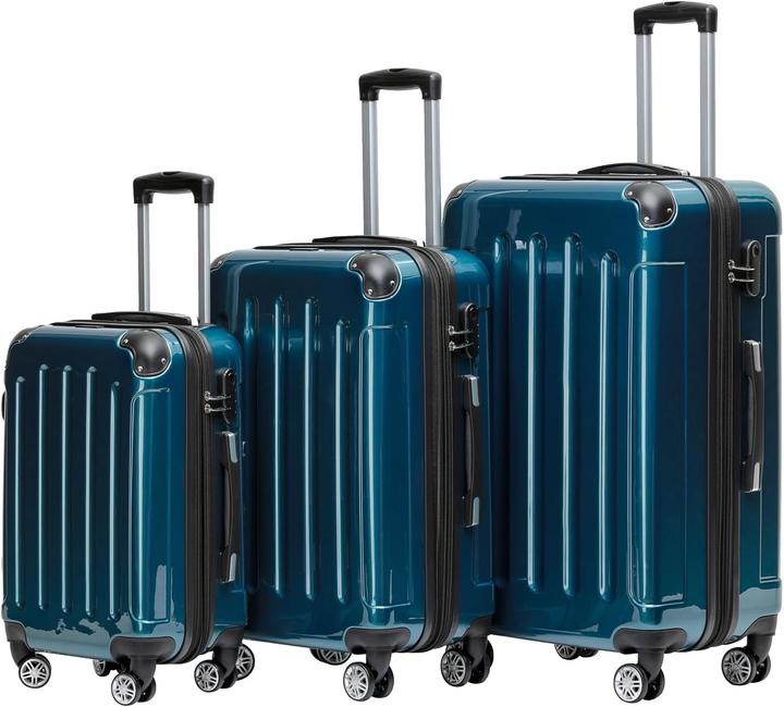 Actual product image Beibye 3-tlg. Hartschalenkoffer-Set