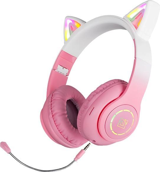 Produktbild Defender słuchawki Bluetooth FreemotionB505 Led różowy/pink (63505) (21 h, Kabellos)