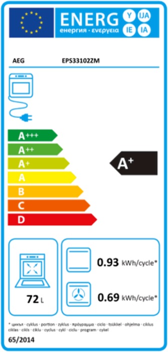 Energy Label Siemens Q5.0 Extreme SilencePower, VSQ5X1230