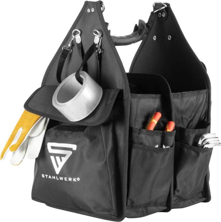 Produktbild Stahlwerk Werkzeugtasche mit 11 Aussentaschen und 2 grossen Innenfächern (1 Teil)