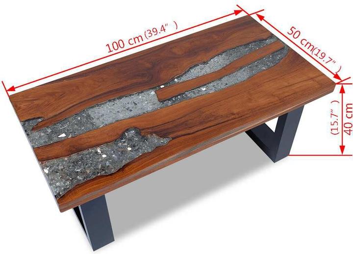 Image du produit vidaXL Couchtisch (100 x 100 x 40 cm)