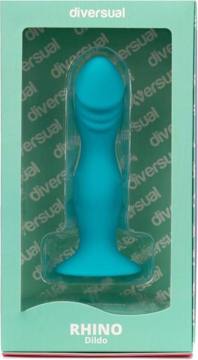 Actual product image Diversual Rhino-Türkis-Dildo