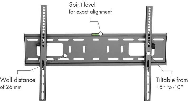 Actual product image Schwaiger Tilt (Wall, 86", 50 kg)