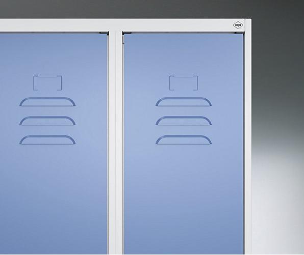 Produktbild C+P CP Spind Classic Plus lichtgrau 080310-40 S10009, 8 Schliessfächer 120,0 x 50,0 x 195,0 cm (120 cm, 195 cm)