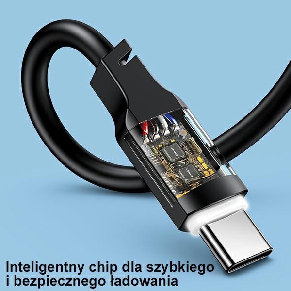 Actual product image Usams Charging Cable Type-C to Type-C - Black (1.20 m, USB 3.2 Gen 1)