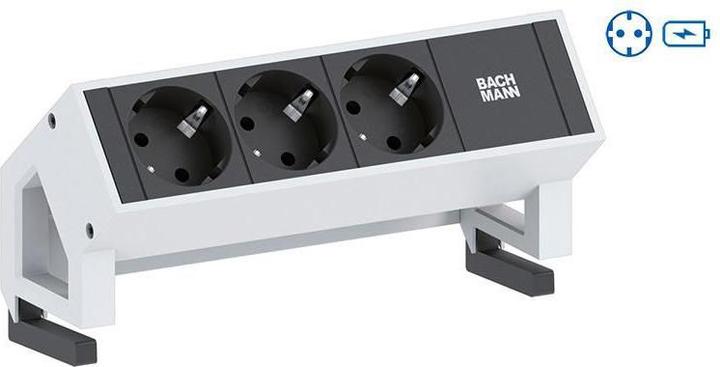 Image du produit Bachmann DESK2 1xCEE7/3 1xUSB Charger (1x, CEE 7/3)