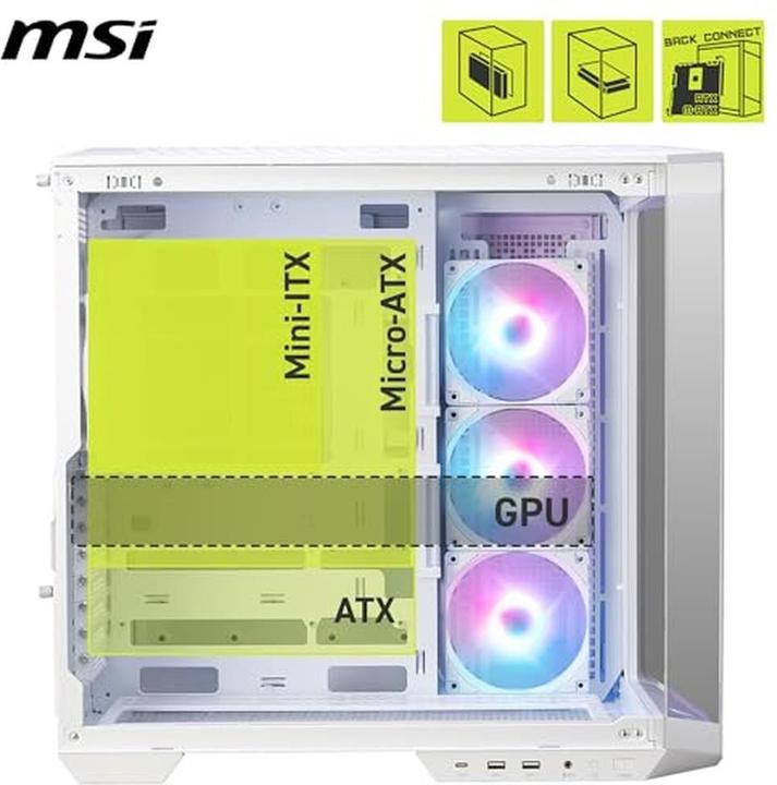 Actual product image MSI MAG Pano 100R PZ (ATX, mATX, Mini-ITX)