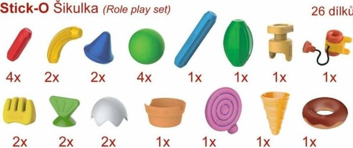 Productafbeelding Magformers Stick-O Creative Set van 26 magnetische blokken 902.005