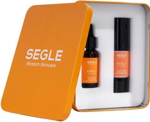 Image du produit Segle Biotech Skincare Sérum hydratant et crème à la vitamine C, hydratants et lumineux, anti-taches et antioxydants