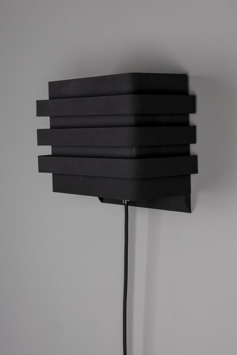 Actual product image Dutchbone Dumont Wall Lamp Black (E27)