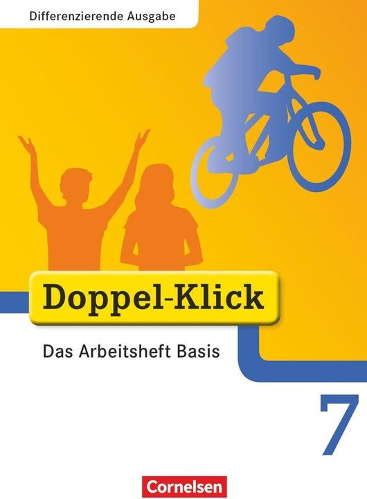Produktbild Doppel-Klick 7. Schuljahr. Differenzierende Ausgabe. Arbeitsheft Basis (Deutsch, Bentin, Dirkua, Ulrich/Hergesell, Werner/Deters, 2010)