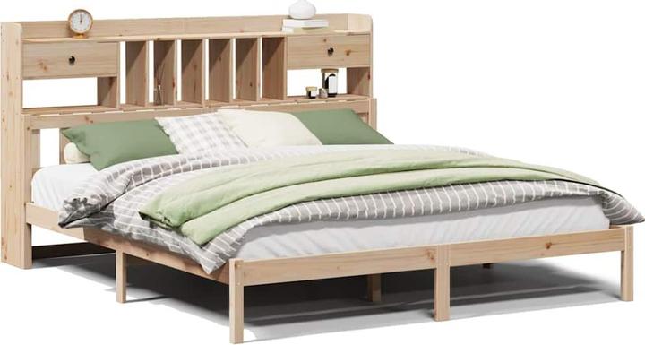 Image du produit vidaXL Bett mit Regal (180 x 200 cm)