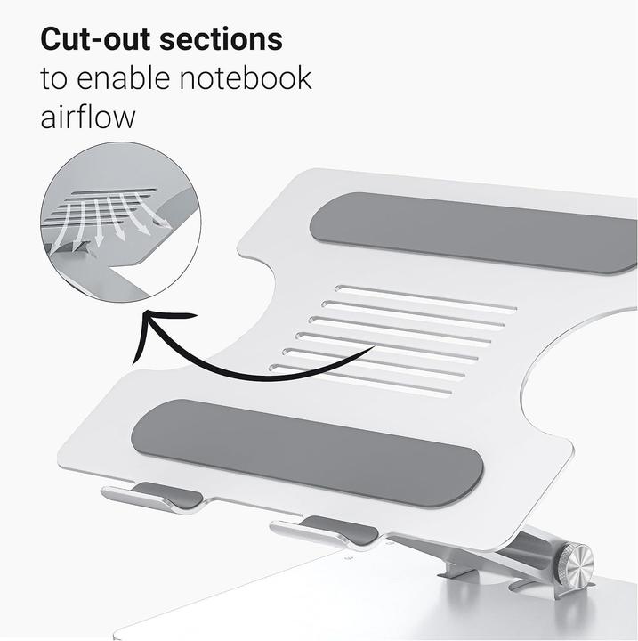 Actual product image Desq Fully Adjustable USB-C Docking Stand with Power Delivery and HDMI