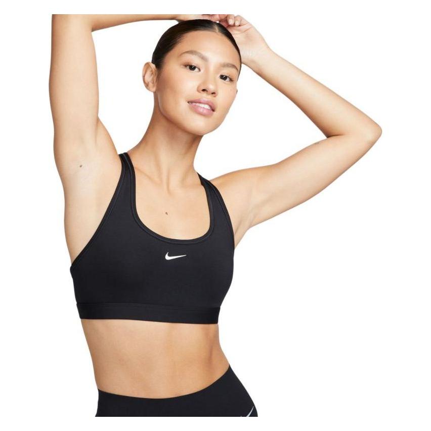Nike, Sport-Bh, W Nk Swoosh Light Support Bra (S), Schwarz