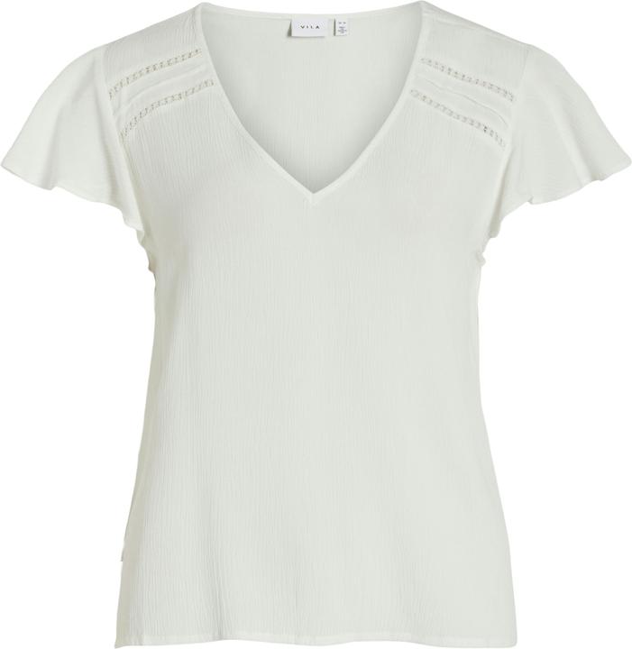 Actual product image Vila V-neck top with short sleeves (34)
