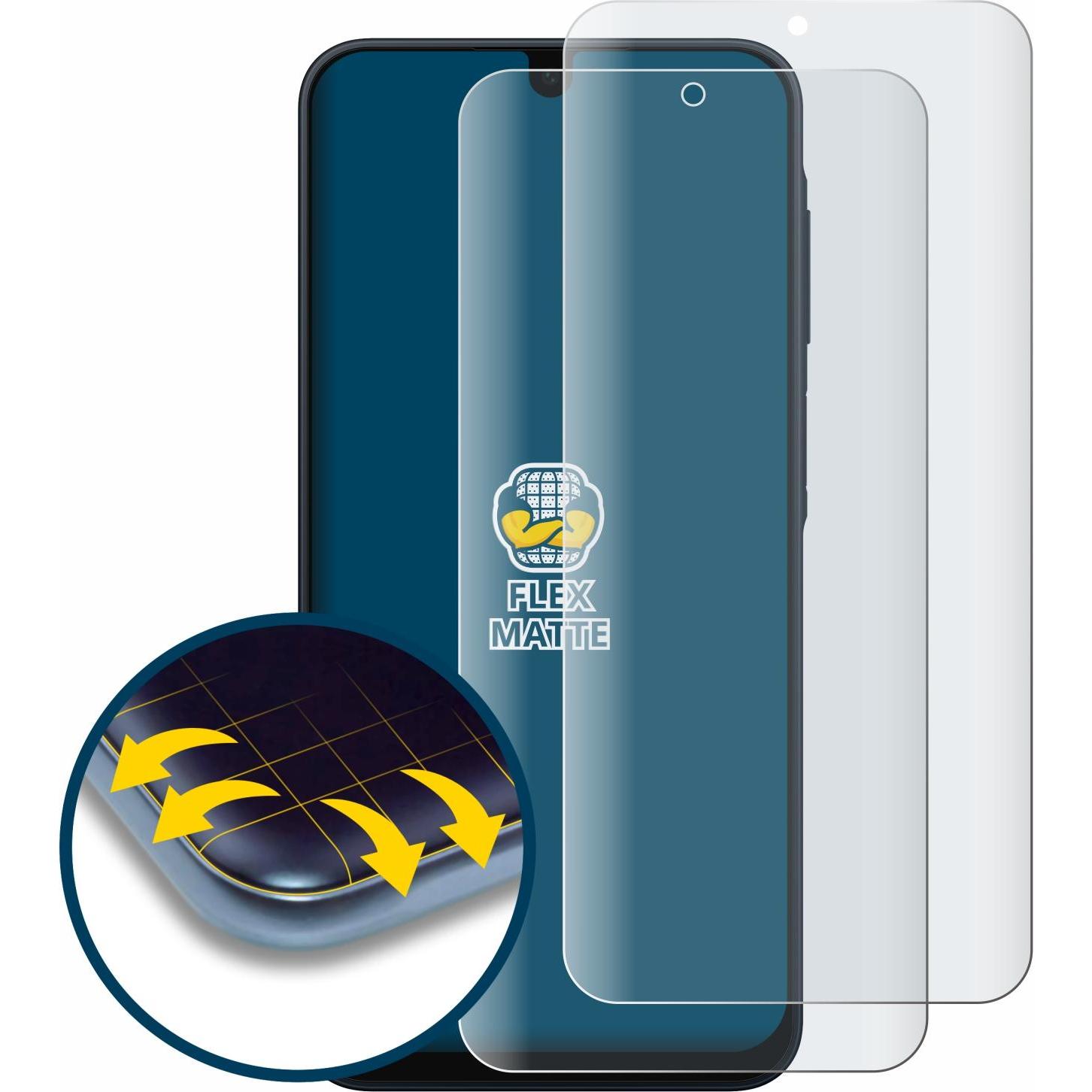 Thumbnail - BROTECT Fullscreen Schutzfolie Displayschutz Folie Matt Entspiegelungsfolie (2 Stück, Samsung Galaxy A16 5G), Smartphone...