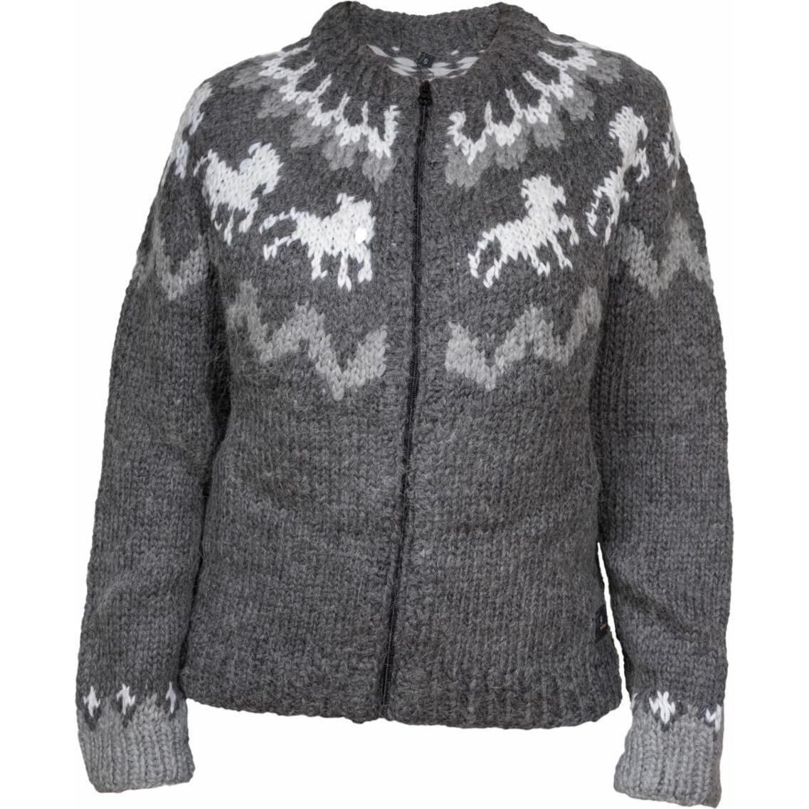 Thumbnail - Karlslund, Damen, Pullover, Tölta, Grau, (L)