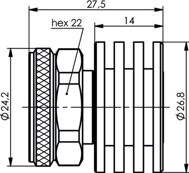 Produktbild Telegärtner Abschlusswiderstand