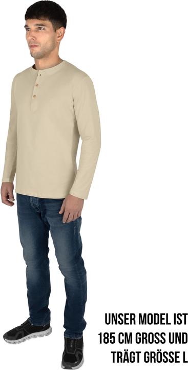 Actual product image Normani 2er Set Herren Langarm Shirts aus Bio-Baumwolle Neuville - 9839 (52)