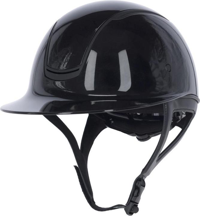 Kerbl Reithelm Eclipse Polo, lackschwarz, 52-56 cm