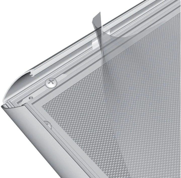 Image du produit Franken Cadre d'affichage "Outdoor", DIN A4, 25 mm de profil de cadre, cadre pliable en aluminium anodisé
