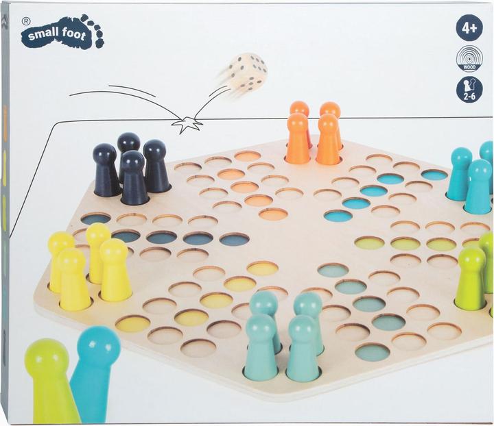 Actual product image small foot Ludo (German, 2 - 6 Players)
