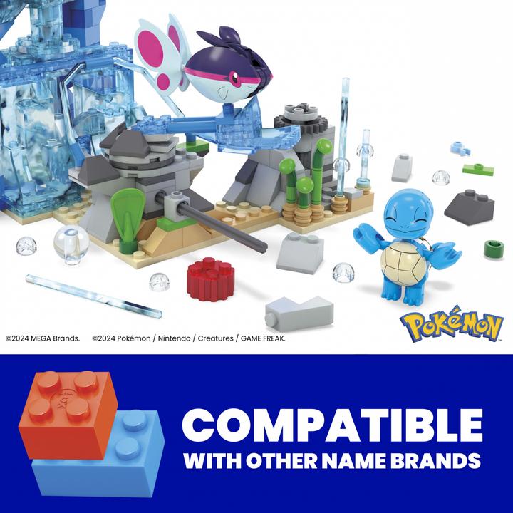 Produktbild MEGA Pokémon Wasserabenteuer Bauspielzeug-Set mit 3 Actionfiguren