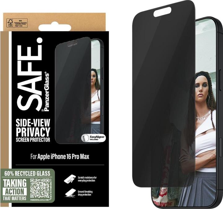 Immagine prodotto PanzerGlass Safe. (1 Pezzo/i, Apple iPhone 16 Pro Max)