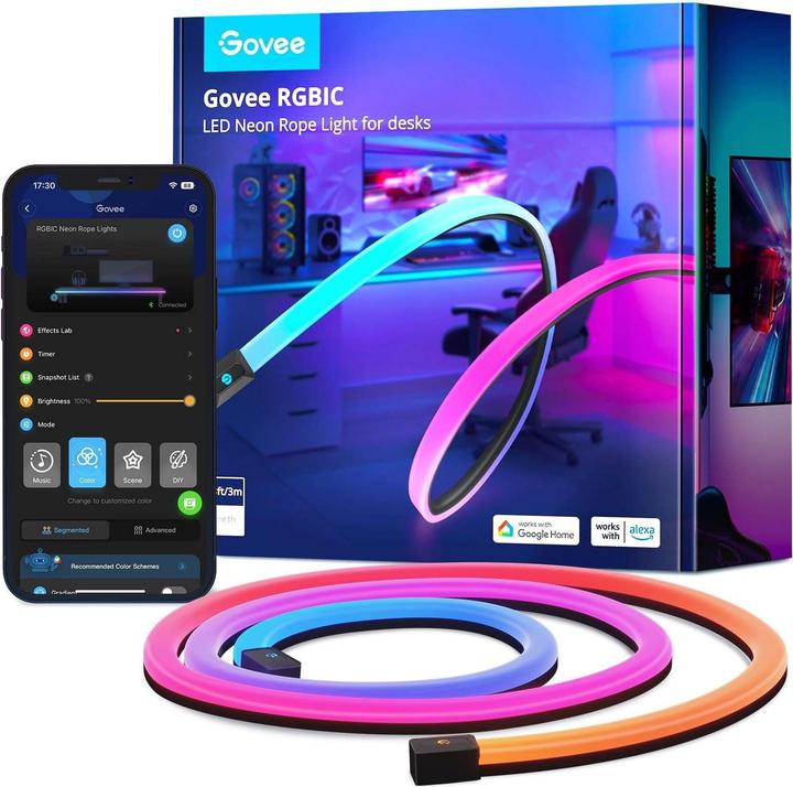 Produktbild Govee LED Stripe Neon Gaming Table (RGBIC, 300 cm, Indoor)