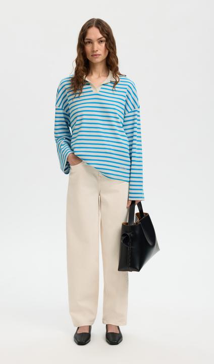 Produktbild Selected Relaxed Fit Langarm-Poloshirt (L)