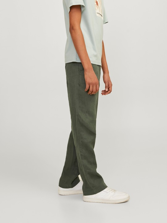 Actual product image Jack & Jones Jpstkarl Jjlawrence Linen Chino Sn Jnr (158)