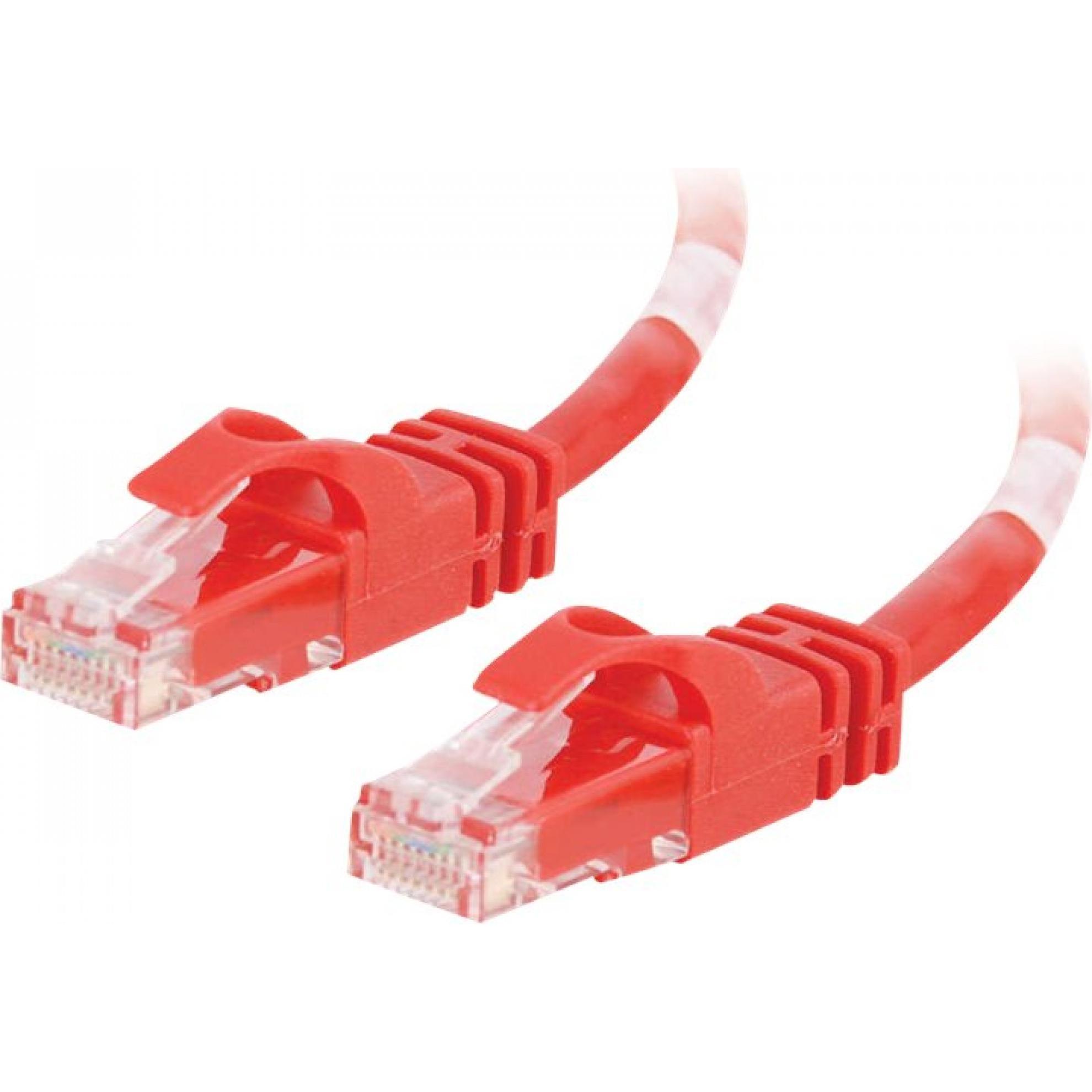 C2G Kabel / 7 m Red CAT6 PVC Snagless UTP Pa (UTP, CAT6, 7 m), Netzwerkkabel