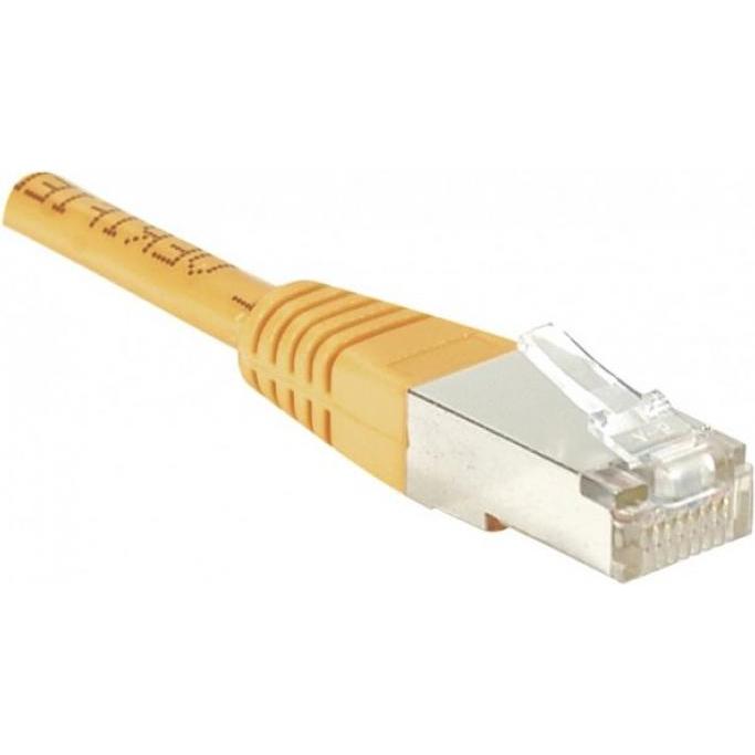 Exertis Connect Patchkabel F/UTP, CAT.6, orange, 15,0 m Patchkabel mit besonders schmalem Knickschutz (F/UTP, CAT6, 15 m...